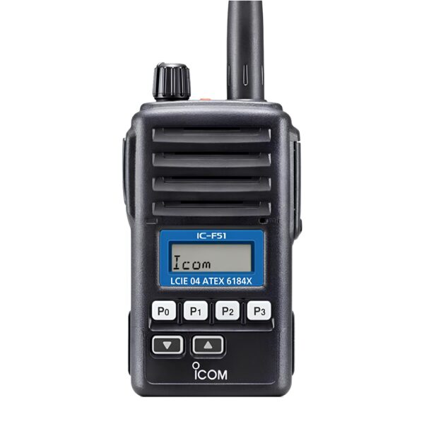 Icom IC-F51 VHF ATEX Licensed Portable Radio